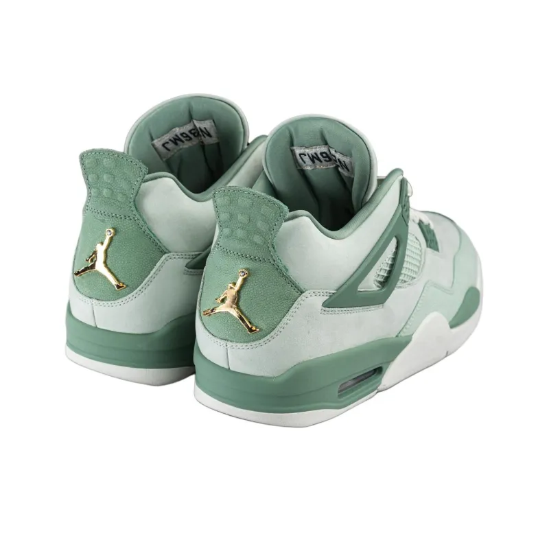 Jordan Air Jordan 4 'FIRST CLASS' PE Durable Breathable Low-Top Vintage Basketball Shoes Men's Green-4
