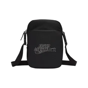 Nike Polyester Shoulder Bag, Crossbody Bag Unisex Black