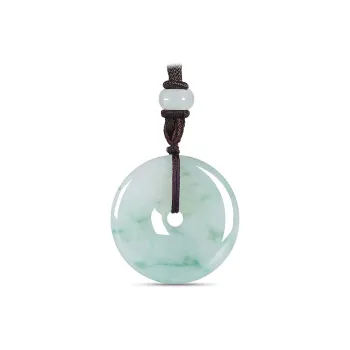 FUSSEM Glutinous Jade Jadeite Necklaces Unisex