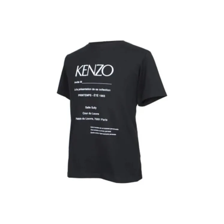 KENZO T Shirts Men Black-2
