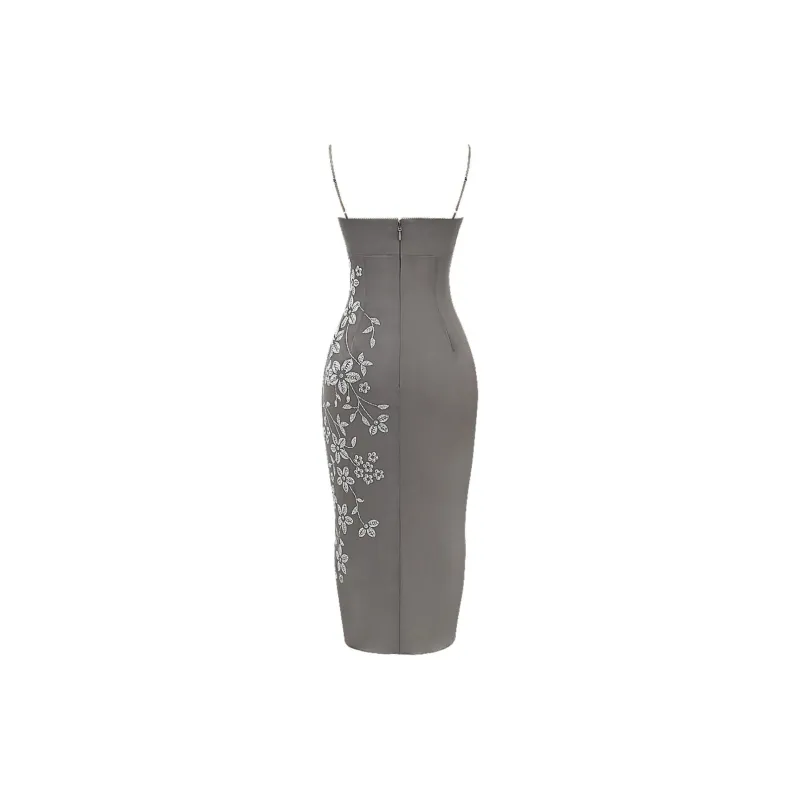 HOUSE OF CB BLANCA Slip Dresses Women's Smoke/Gray-1