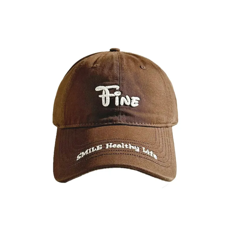 PISHUSHU Cotton Polyester Blend Baseball Caps Women's-4