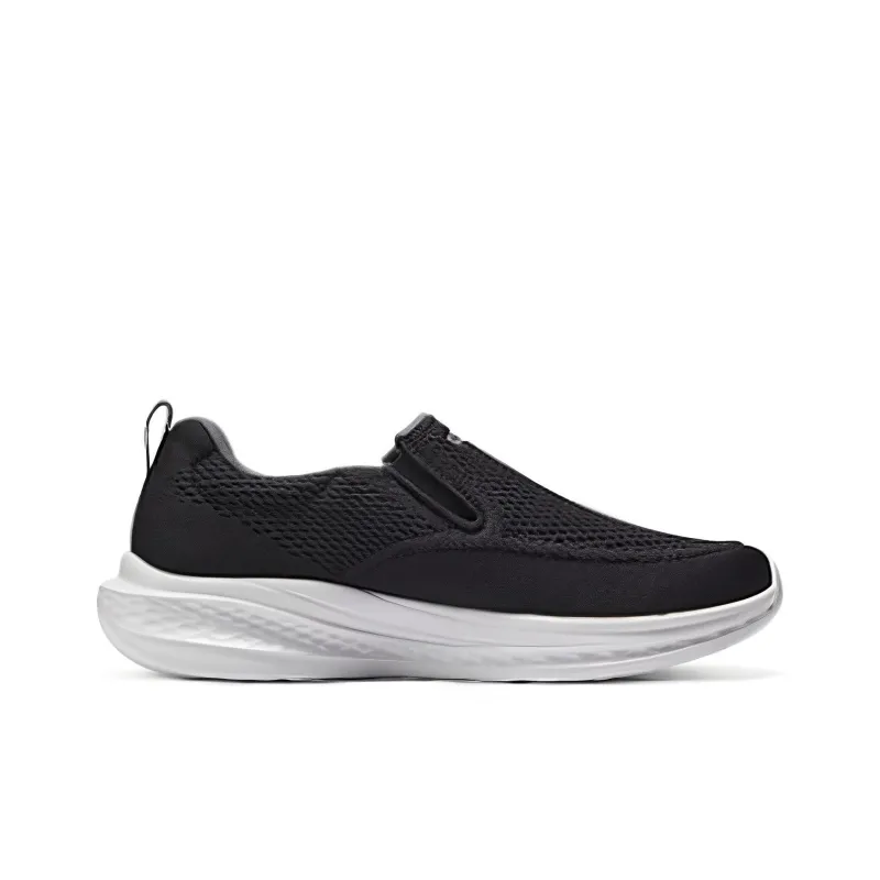 Skechers Relaxed Fit Abrasion Resistant Low Top Casual Shoes Men's Black-1