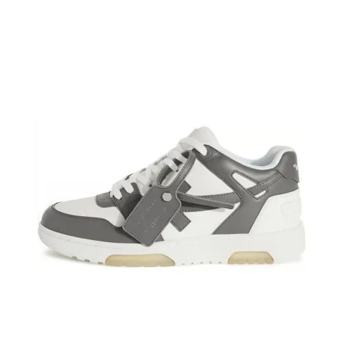 OFF-WHITE Skateboard Shoes Unisex Low-Top Gray/White