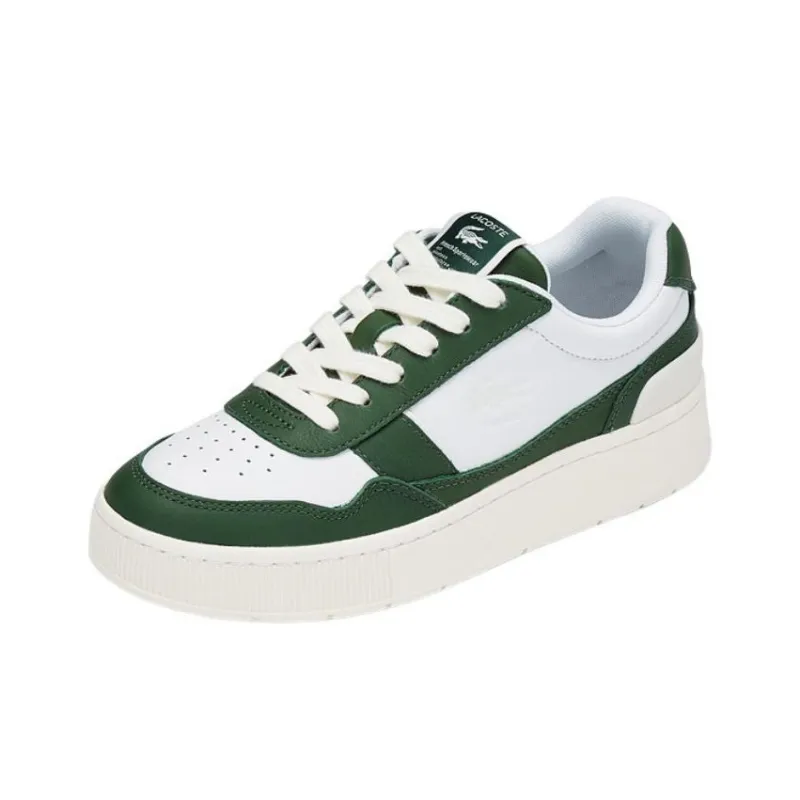 LACOSTE Low Top Skateboard Shoes Women's White-1