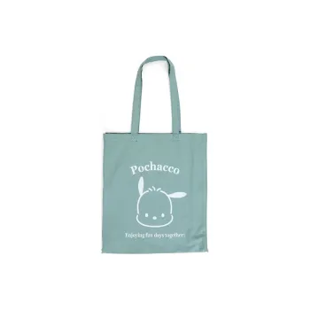 Sanrio Cotton And Canvas Bag, Handbag, Shoulder Bag Regular Women's Sky Blue
