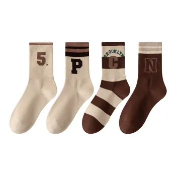 XXLLG Mid-Calf Socks Women's 4 Pack