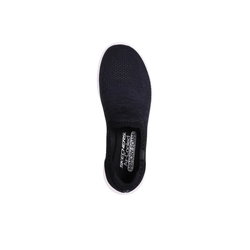 Skechers Balanced Breathable Cushioning Low Top Casual Shoes Women's Charcoal Gray-5