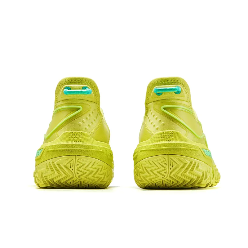 LINING Shudder Basketball Shoes Men Low Top Green-4