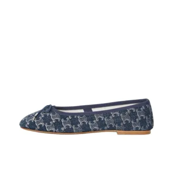 CELINE Triomphe Casual Single Shoes Women's Blue