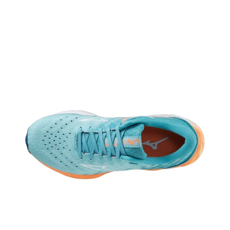 Mizuno Wave Inspire 19 4E Wide 'Aqua Orange' Women's-3