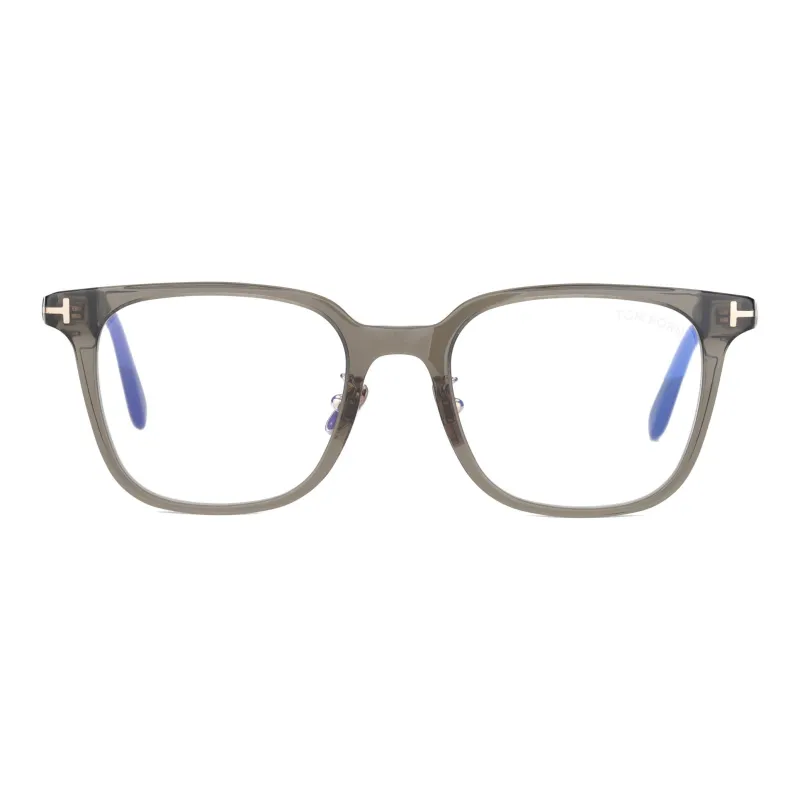 TF Plate Frame Irregular Shape Eyeglass Frames Unisex Gray-2
