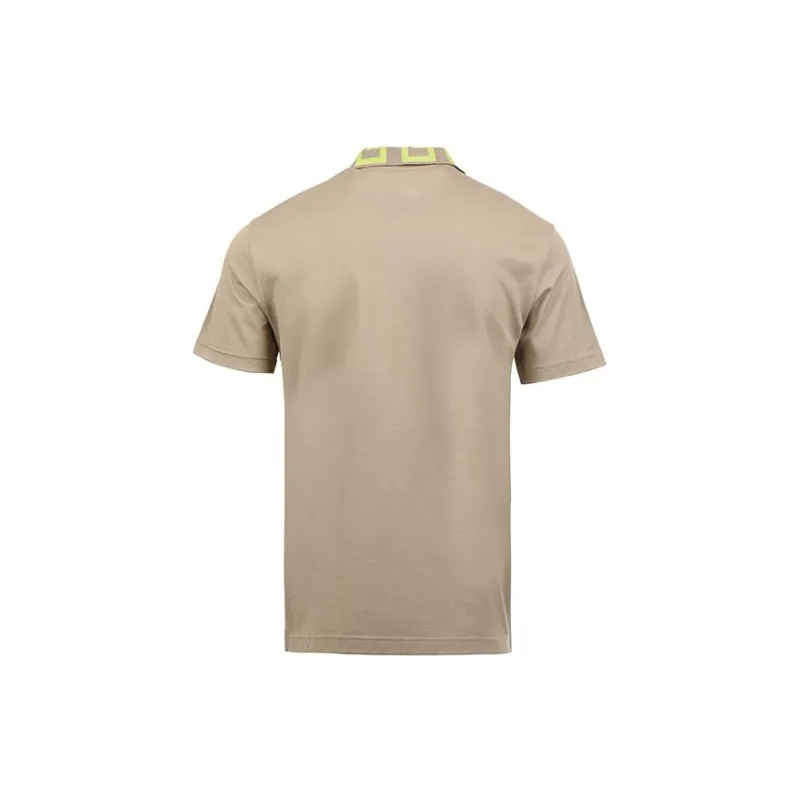 VERSACE Medusa Embroidered Short Sleeved Polo Shirt-1