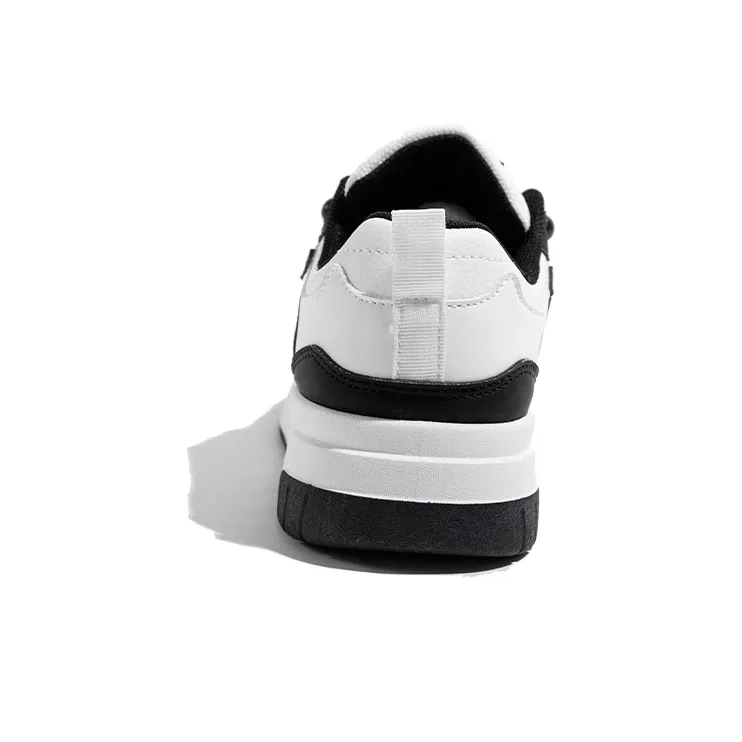 TUOPIN Pie Shoes Skateboard Shoes Unisex Low Top Black-14