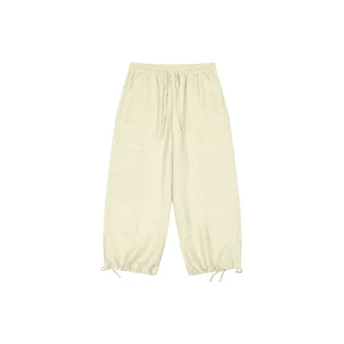 MostwantedLab Casual Pants Unisex Apricot Cream