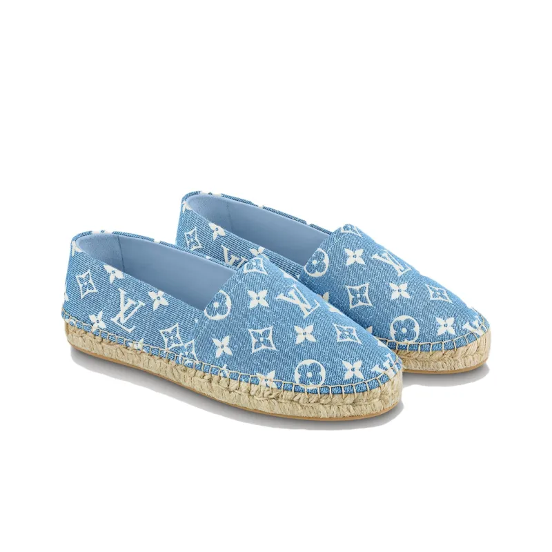 LOUIS VUITTON Starboard Espadrilles Women's Blue-1
