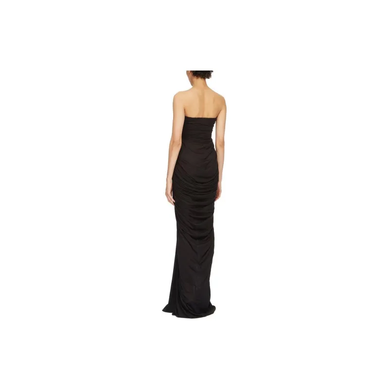 RICK OWENS Radiance Ruched Cotton Gown-2