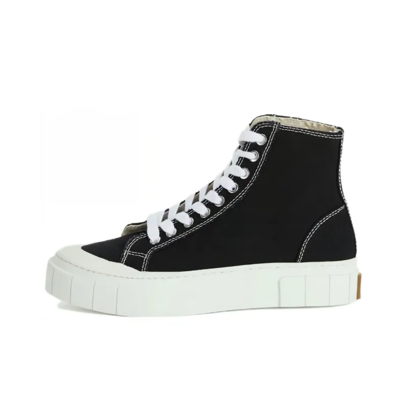 Good News Warm Slip-Resistant High-Top Skateboard Shoes Women's Black-0