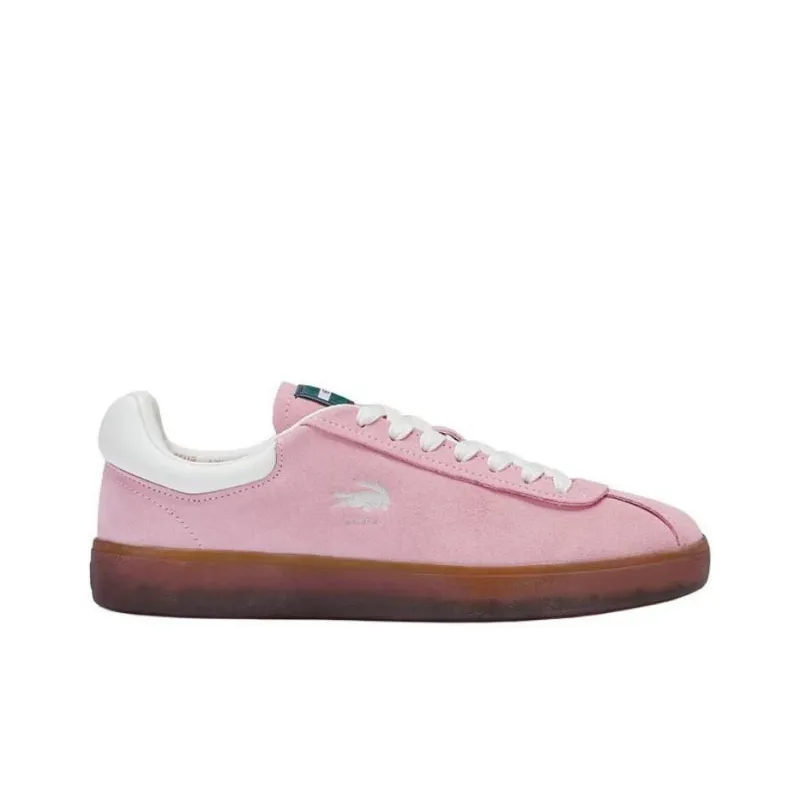 LACOSTE Low Top Skateboard Shoes Women's Pink-1