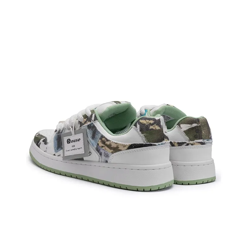 ABCIU Anti-Slip And Wear-Resistant Breathable Low-Top Skateboard Shoes Unisex-9