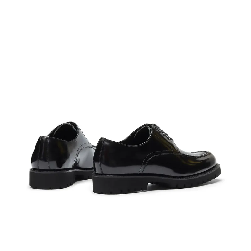 ASTON M.JAZZ Dress Shoes Men Low Top Black/Brown-4