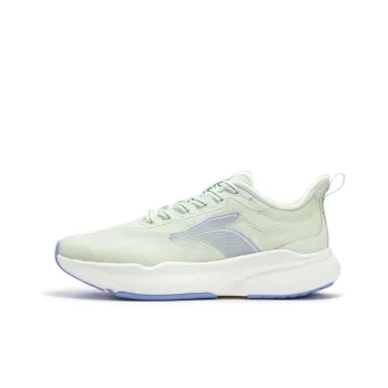 361° Half-Time Run Purple Veil Cushioning Anti-Slip Wear-Resistant Breathability Low-Top Running Shoes Women's Green