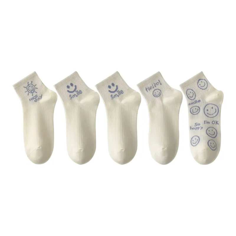 XXLLG Ankle Socks Women's 5 Pack-28