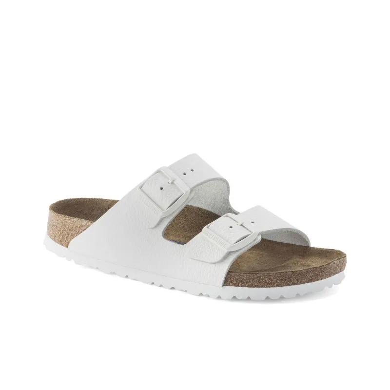 Birkenstock Arizona Soft Footbed Leather Sandals 'White'-1