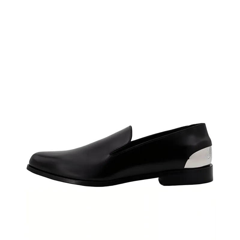 Alexander McQueen Armadillo 95 Leather Ankle Strap Pumps 'Black'-0