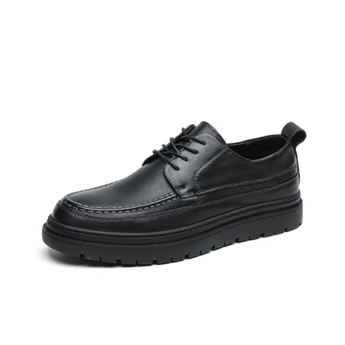 Rummaden Men's Casual Shoes Men Low-Top Black