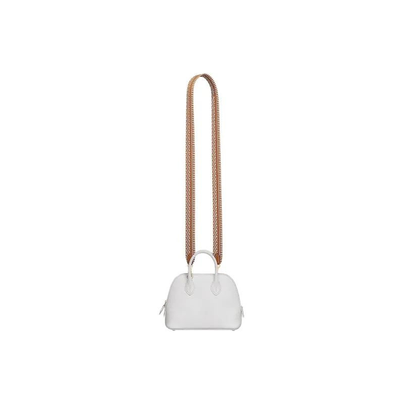 HERMES Cavale Canvas With Swift Calfskin Bag Straps Women's Light Beige Multicolor Beige Multicolor Gold-1