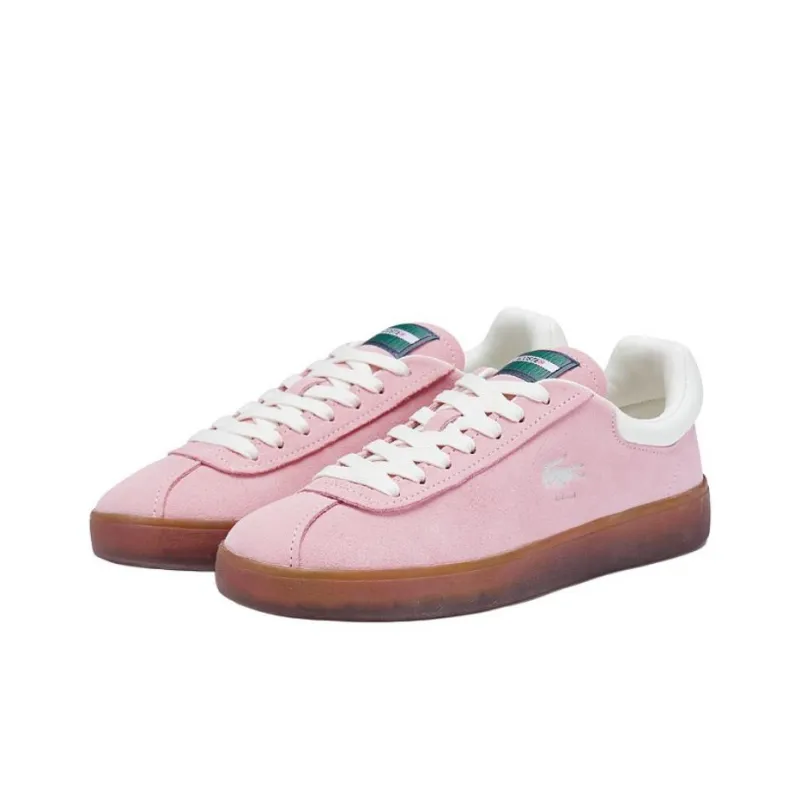 LACOSTE Low Top Skateboard Shoes Women's Pink-3
