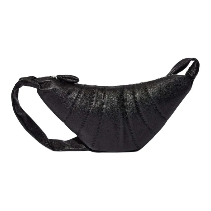 Lemaire Calfskin Goat Horn Bag Shoulder Bag Women's Black-4
