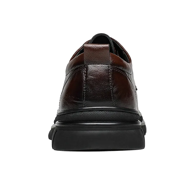 CHINT Dress Shoes Men Low Top Black, Brown-7
