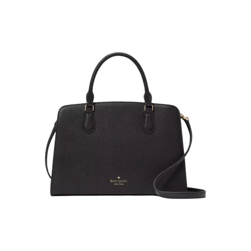 Kate Spade Eggstone Grain Leather Handbag Shoulder Bag Crossbody Bag Women's Black
