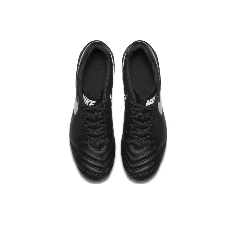 Nike Tiempo Rio Iii Fg Black White Gold-2