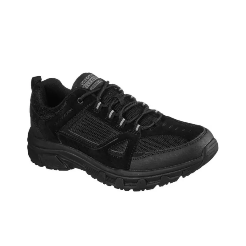 Skechers Cushioning Wear Resistant Low Top Casual Shoes Men's Black-2