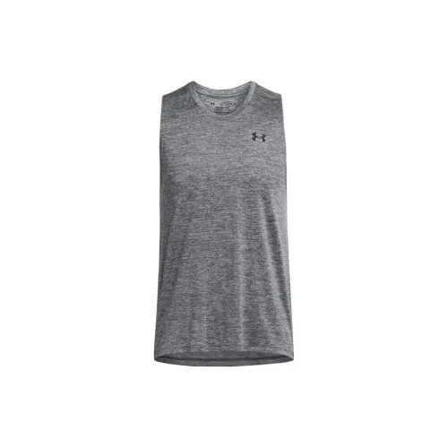 Under Armour Tank Tops Men Rhinoceros Gray