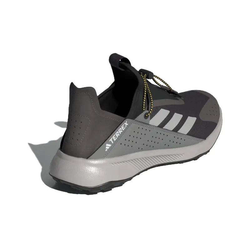 Adidas VOYAGER 21 Slip On Heat.Rdy Travel Durable Breathable Low Top Outdoor Shoes Men's Brown Gray-4