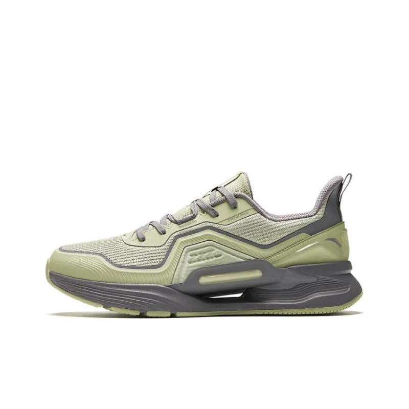 Anta Slip Resistant Low Top Running Shoes Men's Green-0