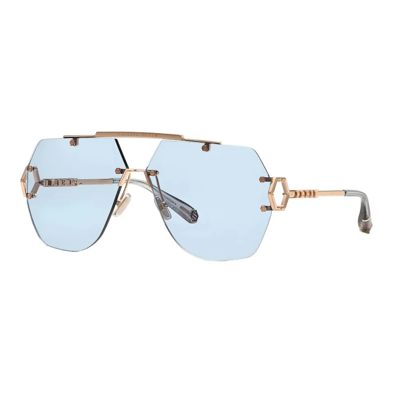 PHILIPP PLEIN Metal Aviator Sunglasses Unisex Gold-0