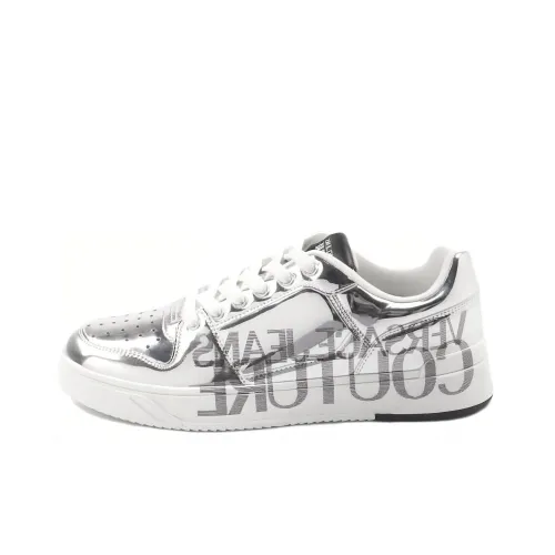 VERSACE JEANS Couture Skateboard Shoes Men Low-Top White