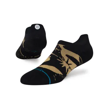 Stance No Show Socks Unisex Black Gold