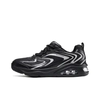 Skechers Uno Anti Slip And Wear Resistant Breathable Low Top Casual Shoes Men's Black