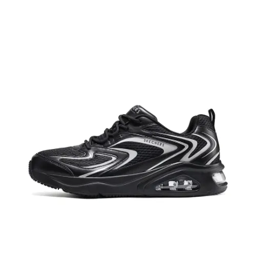 Skechers Uno Anti Slip And Wear Resistant Breathable Low Top Casual Shoes Men's Black