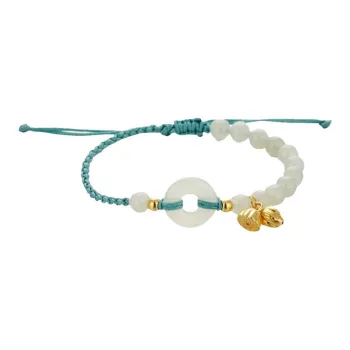 GOLDFISH ALLEY Bracelets Pale Greenish White Jade Women's