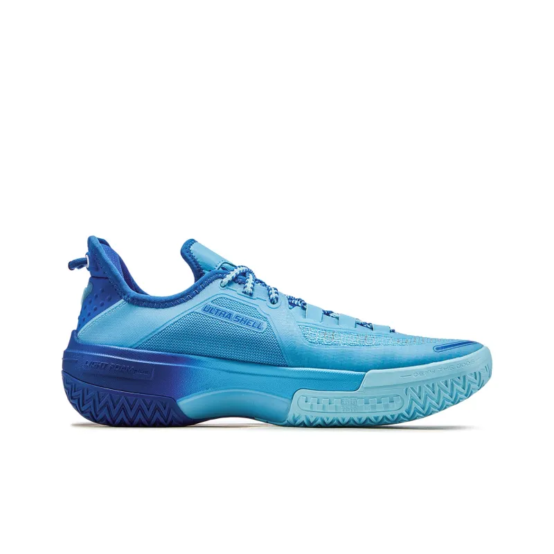 LINING Basketball Shoes Men Low Top Blue-1