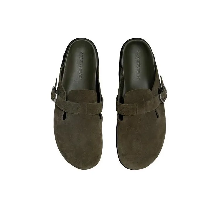ARTICLE NO. Wrap toe Slippers Unisex Green-2