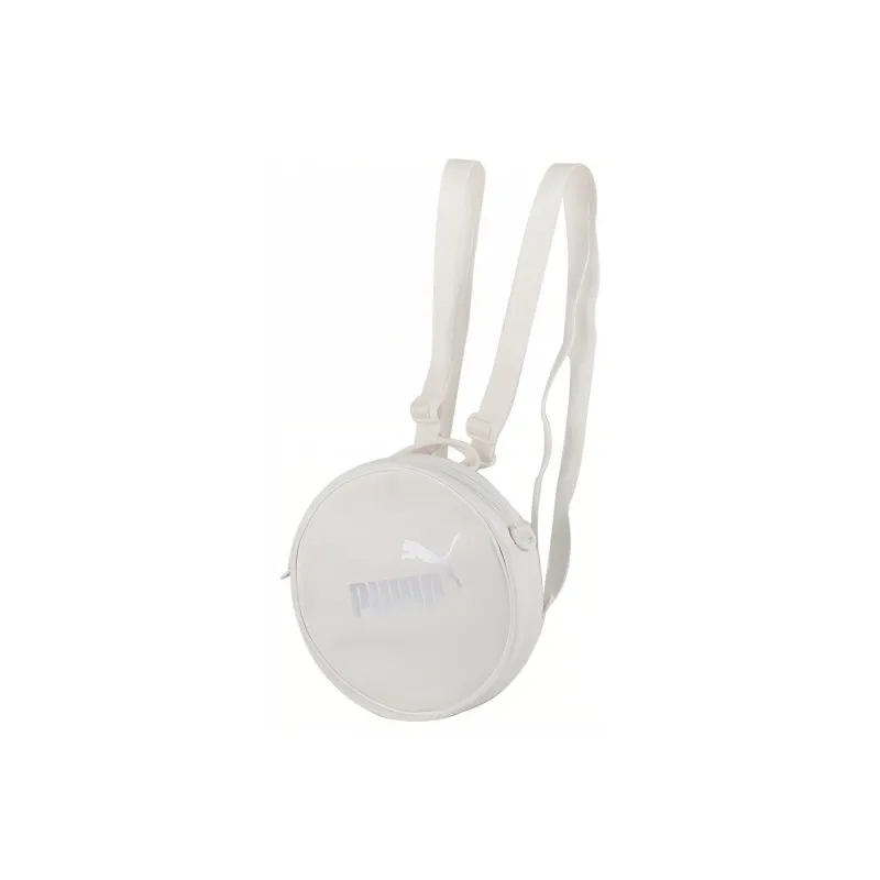 PUMA Fabric Round Bag Backpack Regular Unisex Pearl White-1