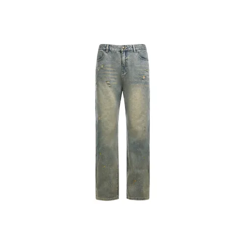 STK SMALL TOWN KID Jeans Unisex Yellow Mud